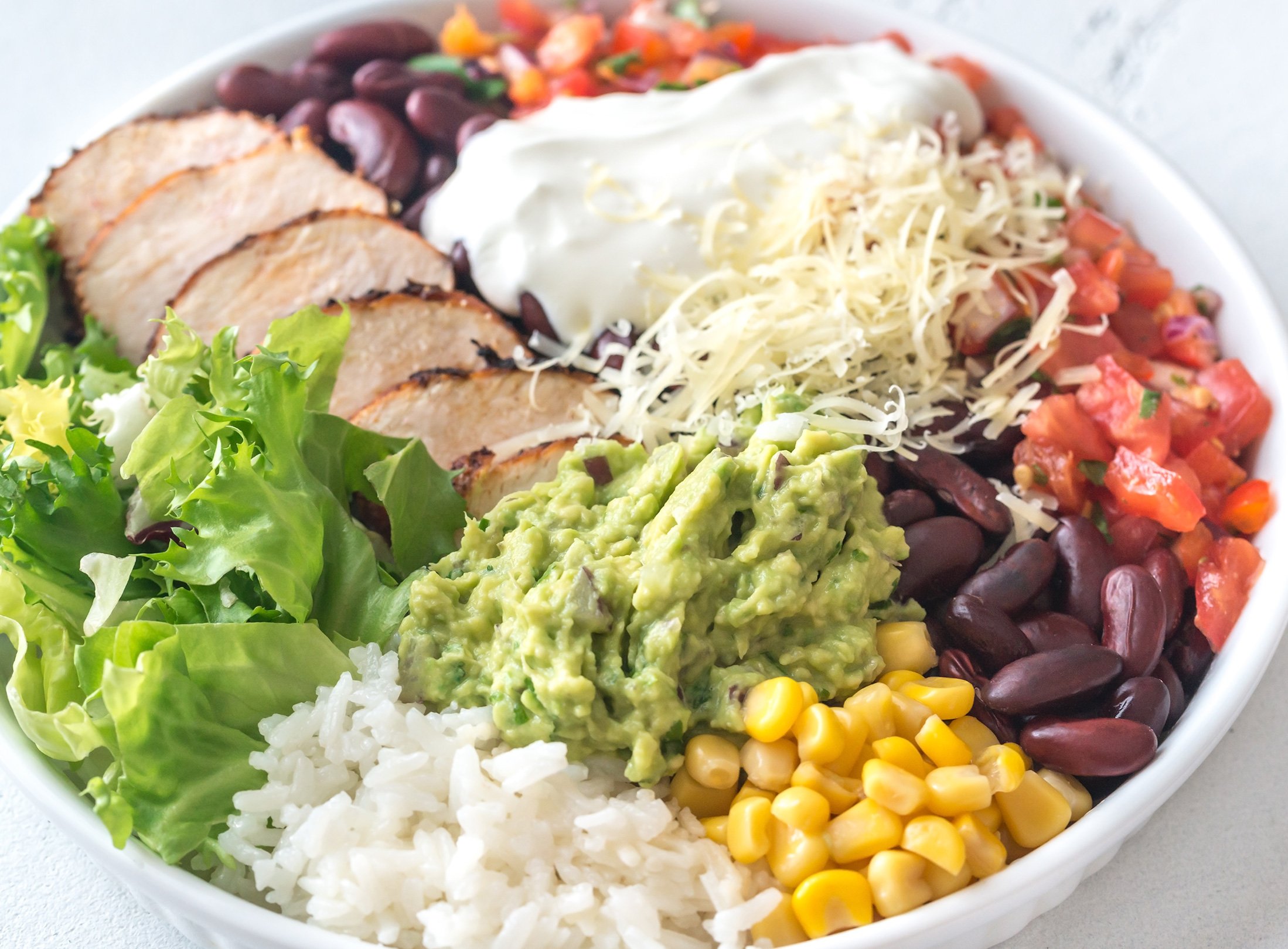 Spicy Chicken Burrito Bowl